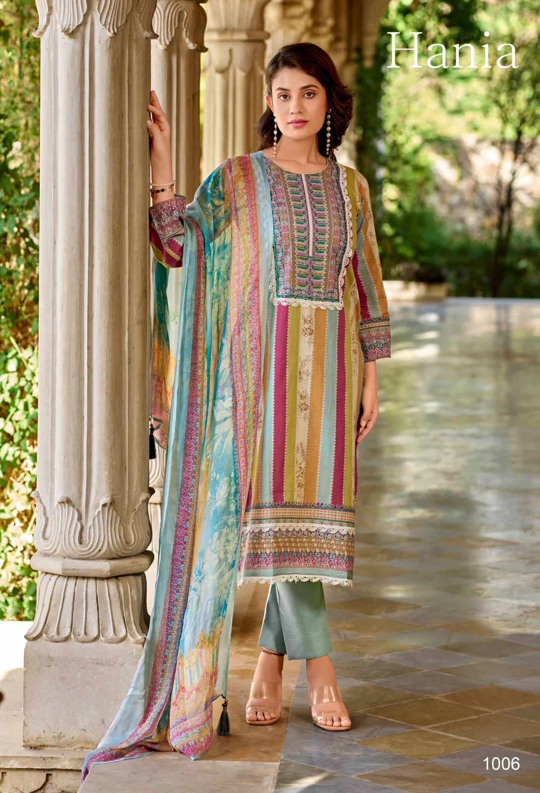 Kilory Trendz Hania Pure Lawn Cotton Wholesale Fancy Salwar Suit Catalog — Wholesale Salwar Suits, Kilory Trends wholesale from Surat - Gallery Image 6